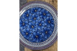 D53 Bunzlau Pizzabord Unikat U408M 33 cm D53 Pizzaborden